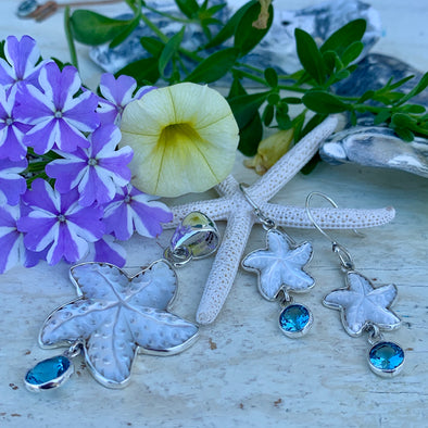 Charles Albert® Mother of Pearl and Blue Topaz Starfish