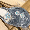 Alamea Larimar Sand Dollar Earrings