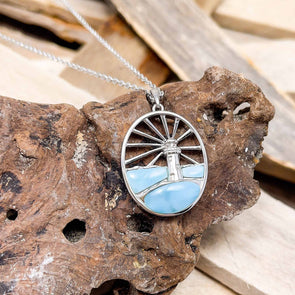 Alamea Larimar Lighthouse Necklace