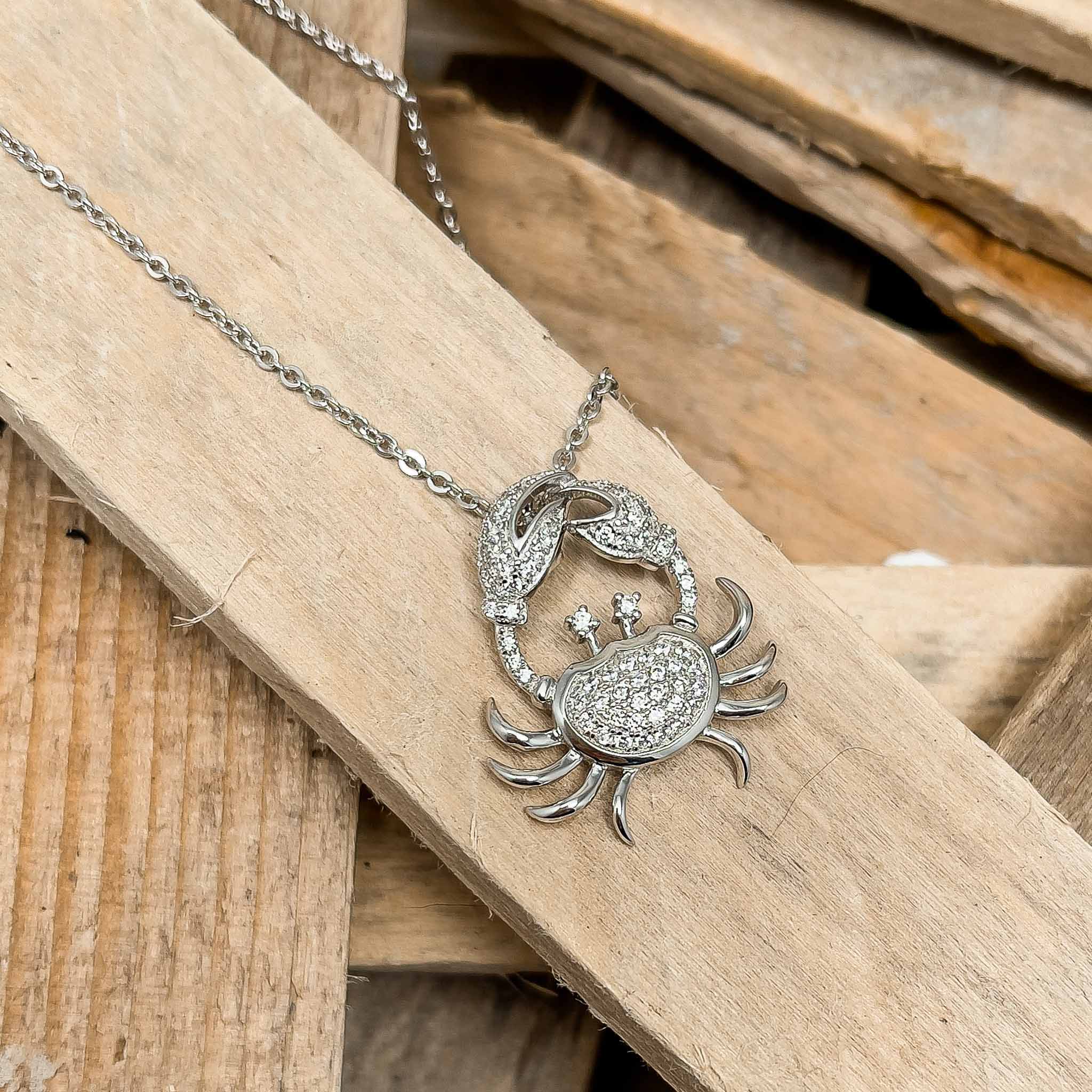 Crab Jewelry 14k Gold Handmade Crab Pendant CRB2-PG - Etsy Norway