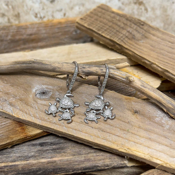 Alamea Sea Turtle Family Earrings