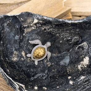 Alamea Gold Sea Turtle Pendant