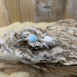 Alamea Larimar Sea Turtle Flex Bracelet