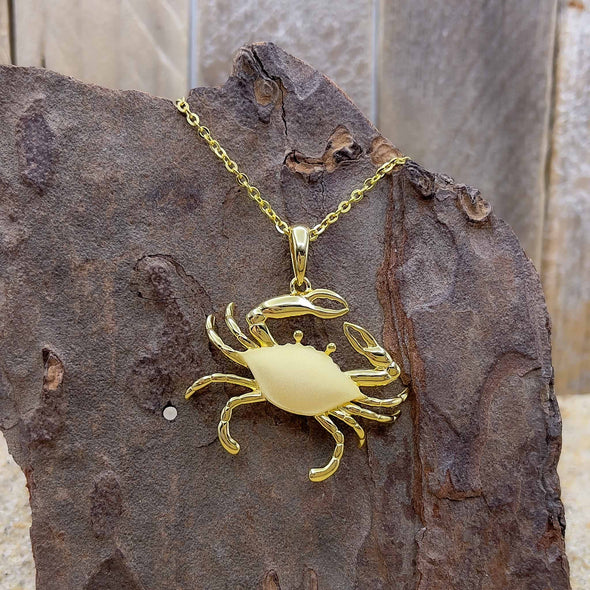 Alamea Gold Vermeil Crab Necklace