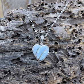 Alamea Larimar Heart Pendant