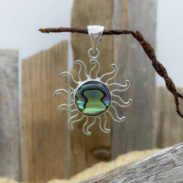 Abalone Sunburst Pendant