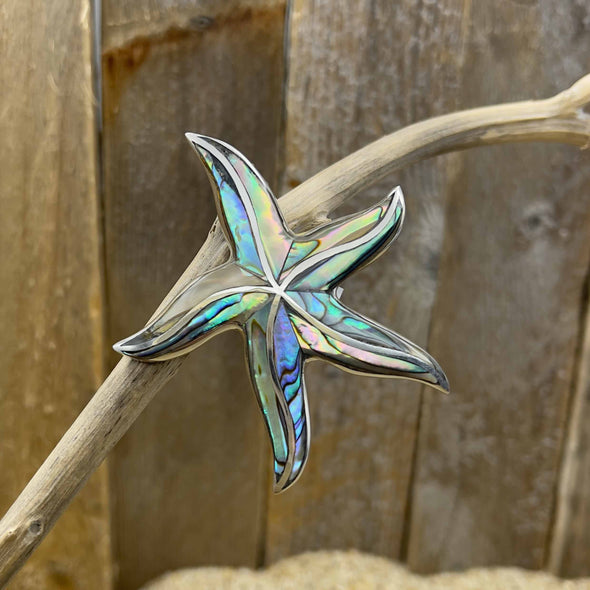 Abalone Starfish Pendant