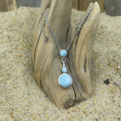 Alamea Larimar Circle Necklace