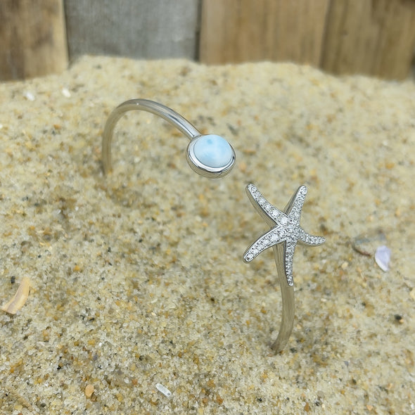 Alamea Larimar Starfish Flex Bracelet