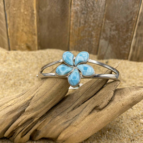 Alamea Plumeria Hinged Bangle