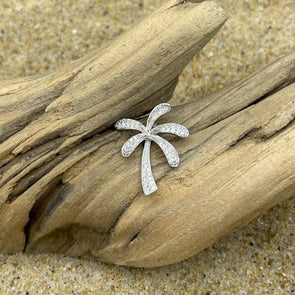 Pavé Palm Tree Pendant