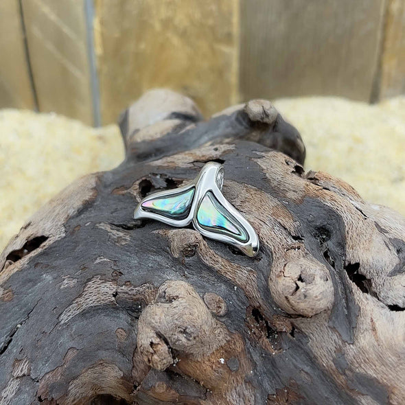 Alamea Whale Tail Abalone Pendant