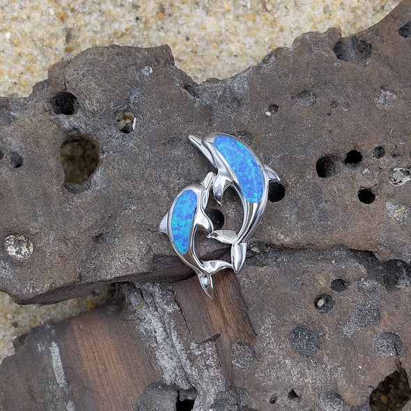 Alamea Ohana Dolphin Opal Pendant
