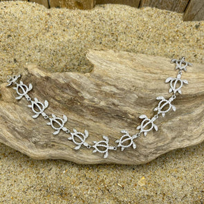 Turtle Honu Pavé Bracelet