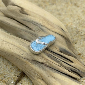 Alamea Larimar Flip Flop Pendant