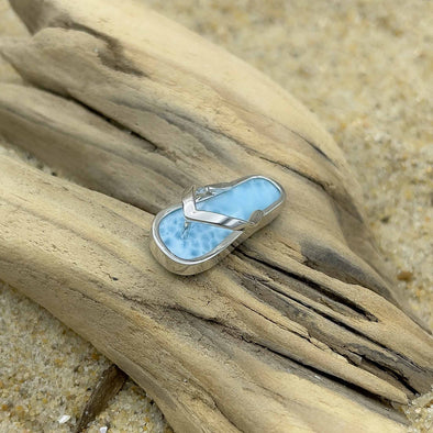 Alamea Larimar Flip Flop Pendant