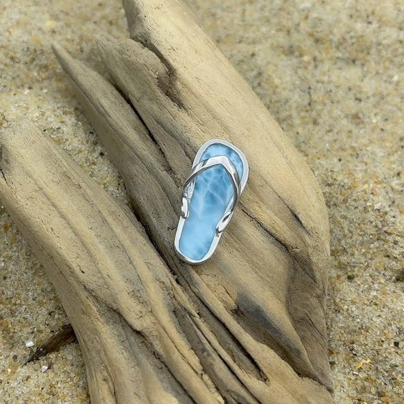 Alamea Larimar Flip Flop Pendant