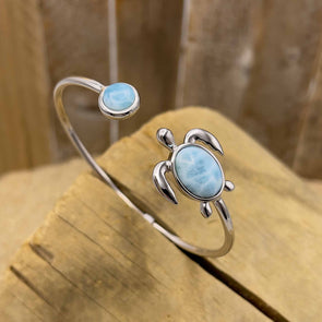 Alamea Larimar Sea Turtle Flex Bracelet