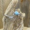 Alamea Larimar Turtle Flex Bracelet