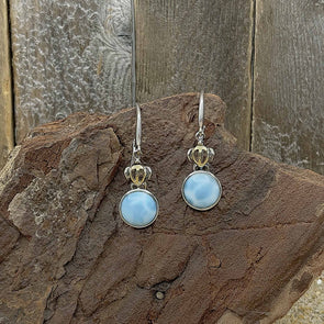 Alamea Larimar Honu Earrings