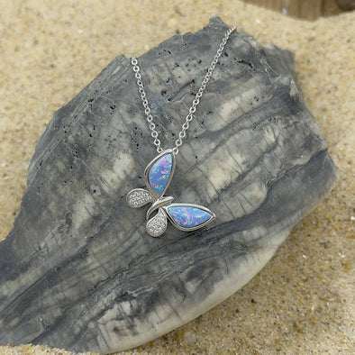 Alamea Opal Butterfly Necklace