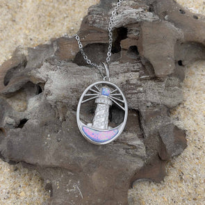 Alamea Opal Lighthouse Necklace