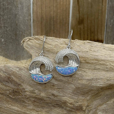 Alamea Opal Wave Earrings