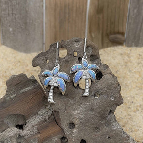 Alamea Opal Palm Tree Earrings