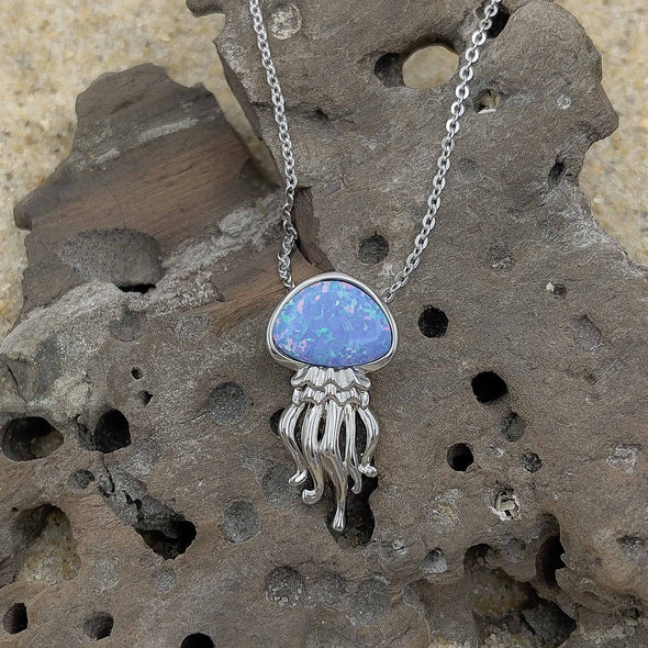 Alamea Opal Jellyfish Necklace