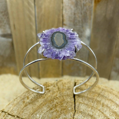Amethyst Slice Bangle