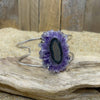 Amethyst Slice Bangle