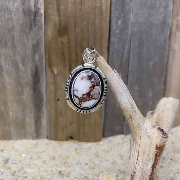 Wild Horse Oval Pendant