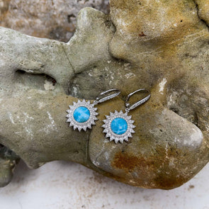 Alamea Larimar Sun Earrings