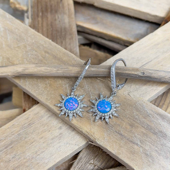 Alamea Opal Sunburst Earrings