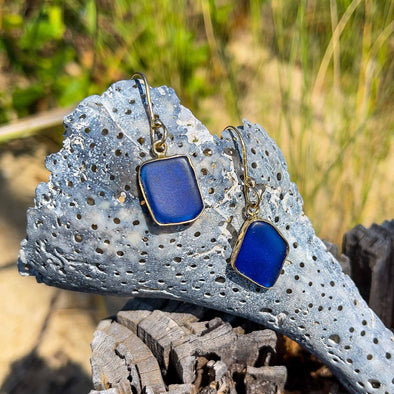 Charles Albert® Alchemia - Blue Seaglass Earrings