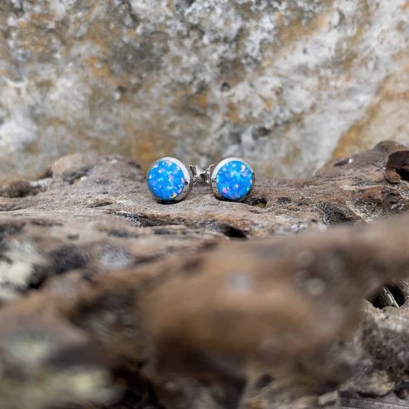 Alamea Opal Stud Earrings