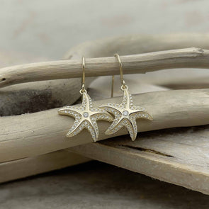 Alamea Gold Starfish Earrings