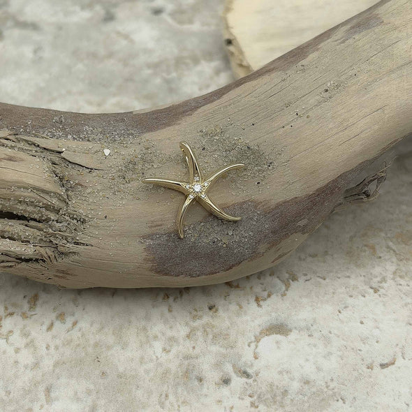 Alamea Gold Starfish Pendant