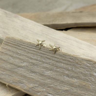 Alamea Gold Starfish Post Earrings