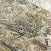 Irish Love Knot Heart Earrings