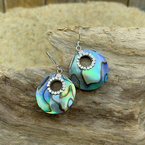 Abalone Holes Earrings