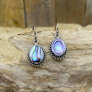 Abalone Oval Earrings