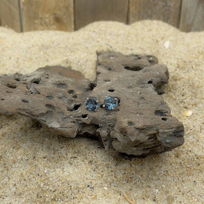 London Blue Topaz Solitaire Earrings