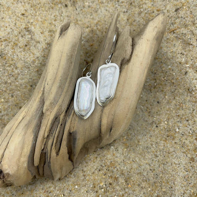 Biwa Pearl Earrings