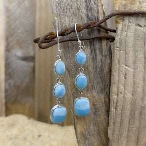 Larimar Dangle Earrings