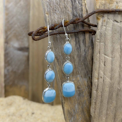 Larimar Dangle Earrings