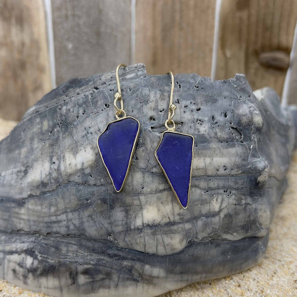 Charles Albert® Alchemia Blue Recycled Glass Earrings