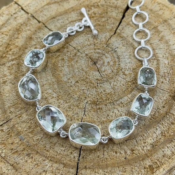 Green Amethyst Bracelet