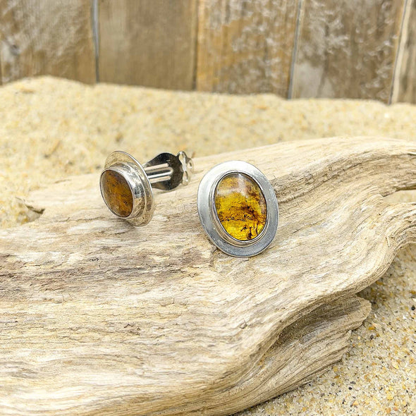 Amber Clip-on Earrings