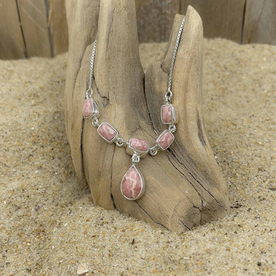 Rhodochrosite Gemstone Necklace